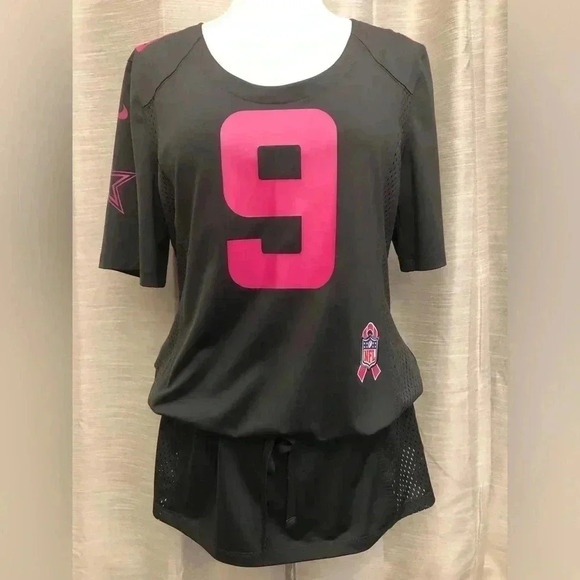 NFL TEAM APPAREL “Tony Romo”Breast Cancer Awareness Fashion Jersey - Picture 2 of 13